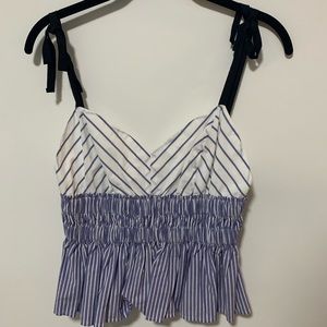 Express Mini Peplum Top